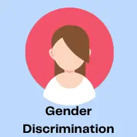 Gender discrimination illustration