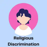 Religious discrimination illustration